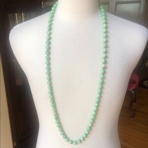 Elegant Green Beaded Necklace